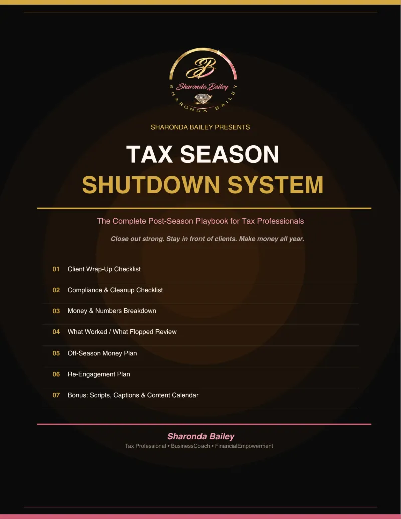 End of Tax Season Playbook 