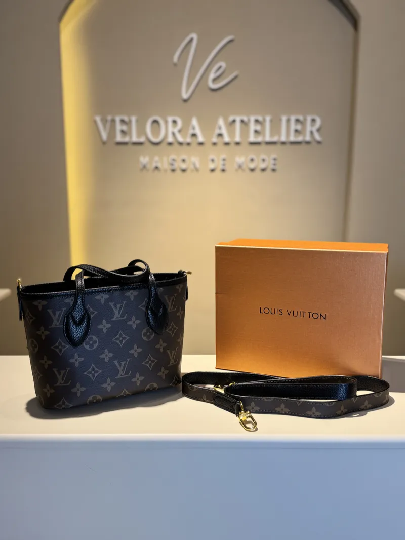 Louis Vuitton Neverfull BB Inside Out Black Super Master with Package