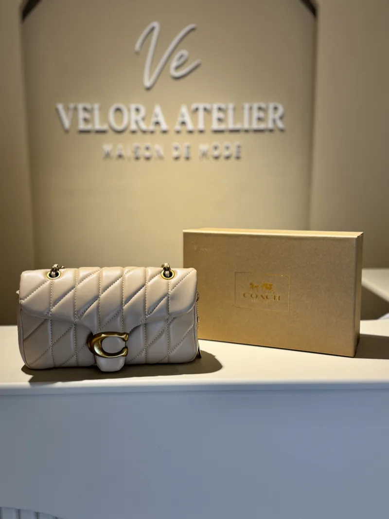 Coach Tabby 26 in Beige Super Master with Package