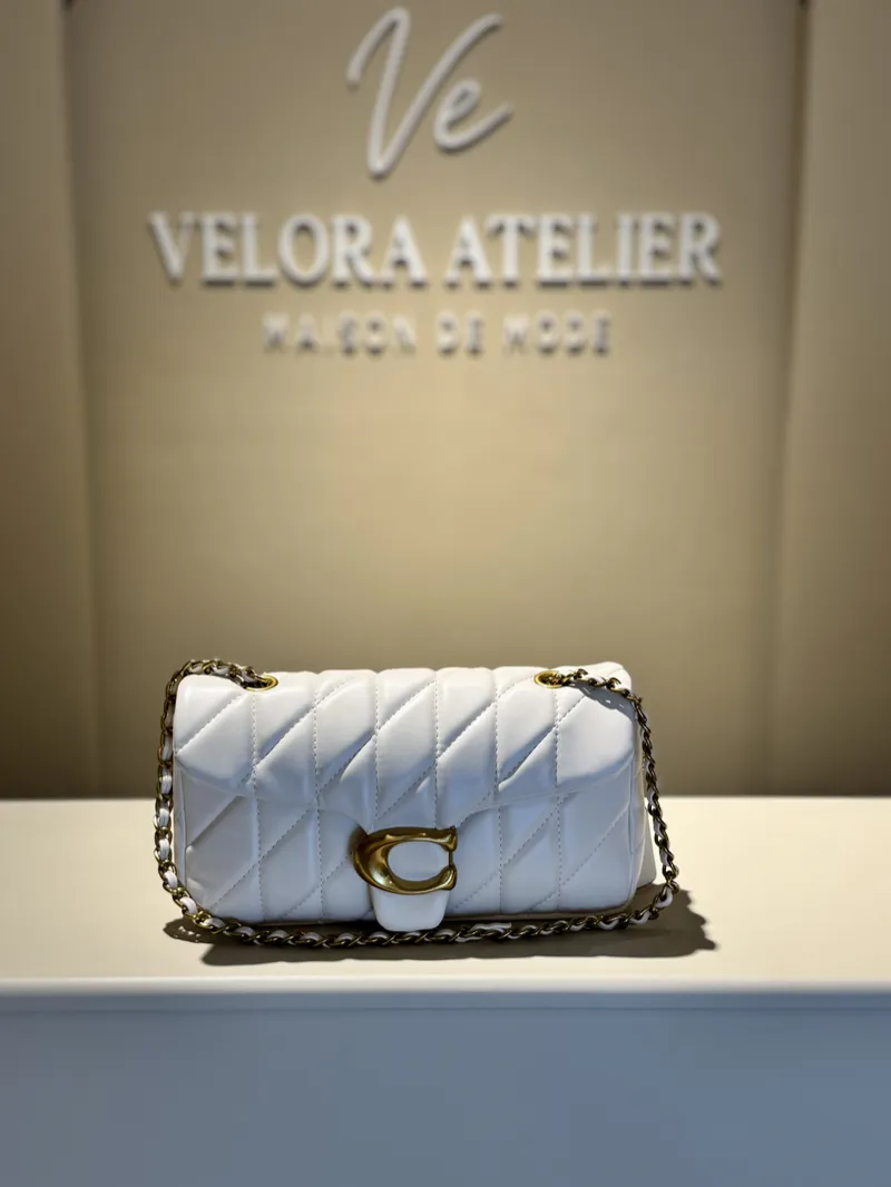 Coach Tabby 26 in White Super Master with Package