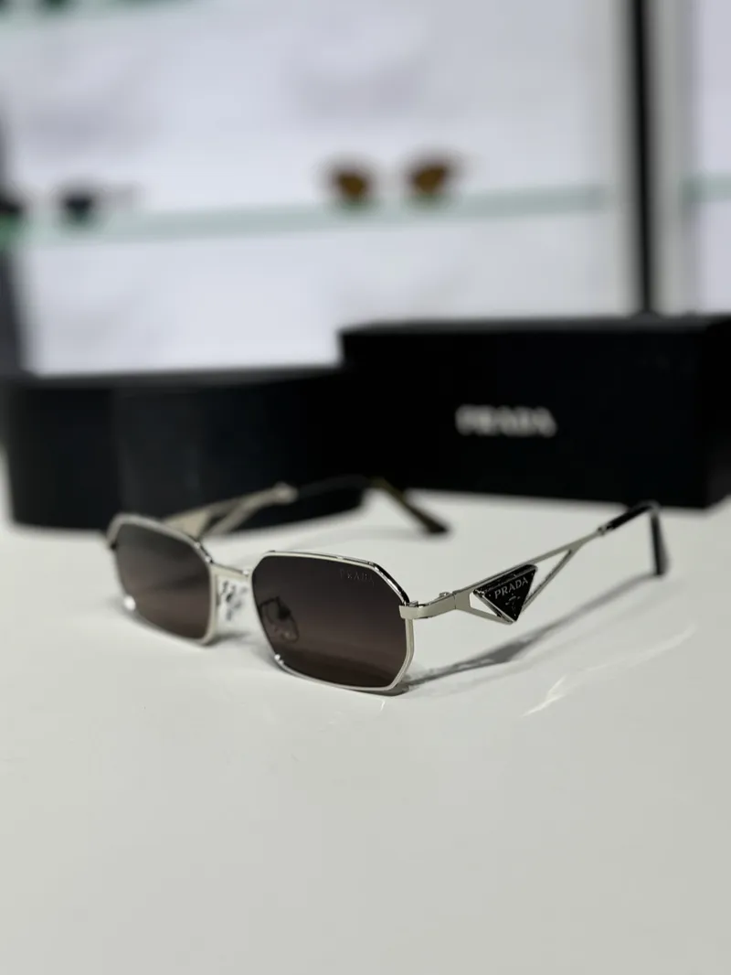 Prada Super Master Sunglasses (Black & Silver) 