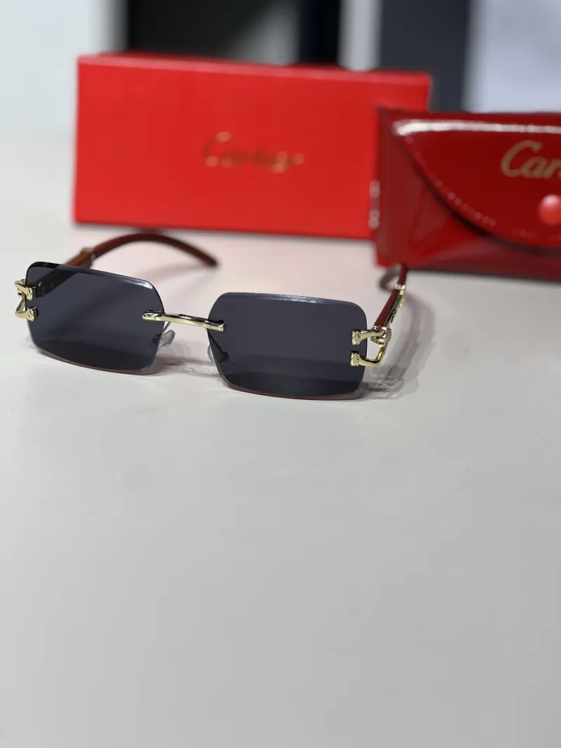 Cartier rimless gold