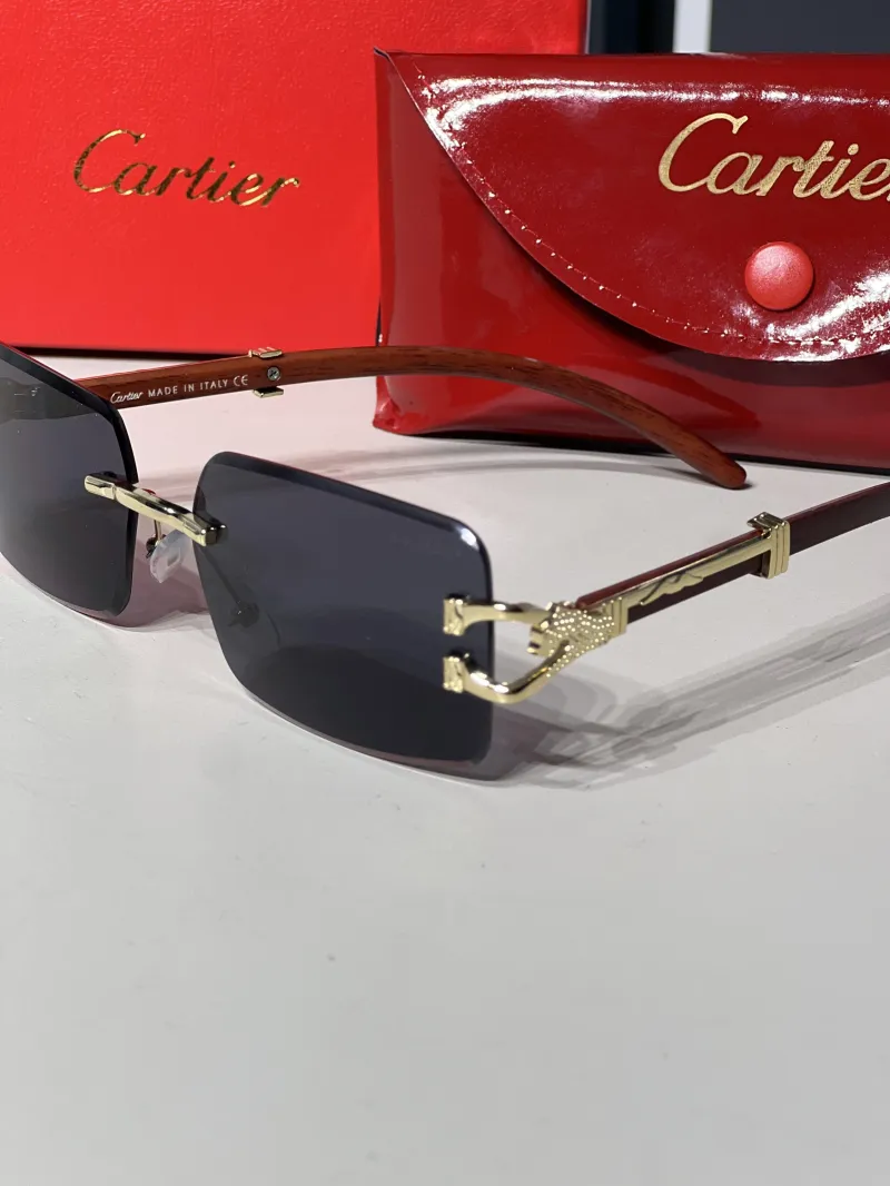 Cartier rimless gold