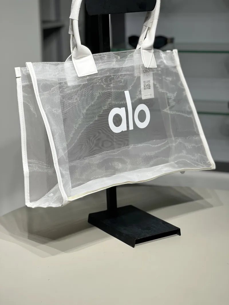 Alo Yoga Sheer Tote Black Bag