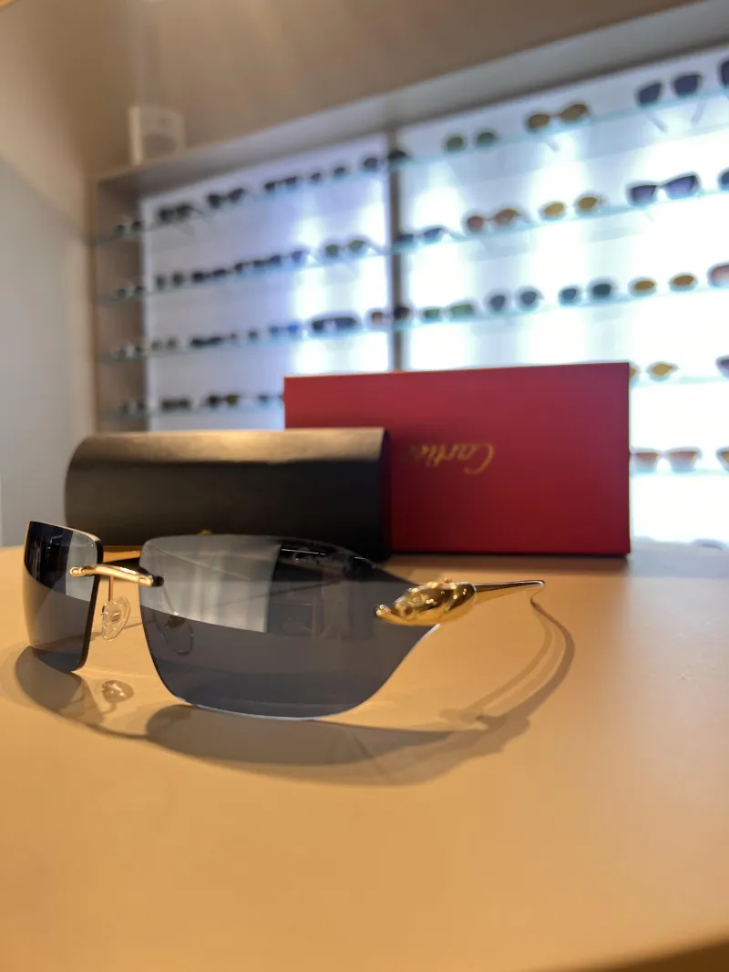 Cartier Panther Blue Sunglasses