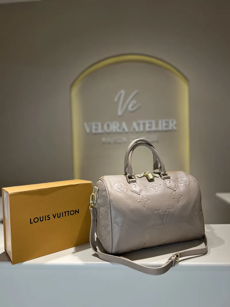 Louis Vuitton Speedy Bandouliere 25 Beige Bag 