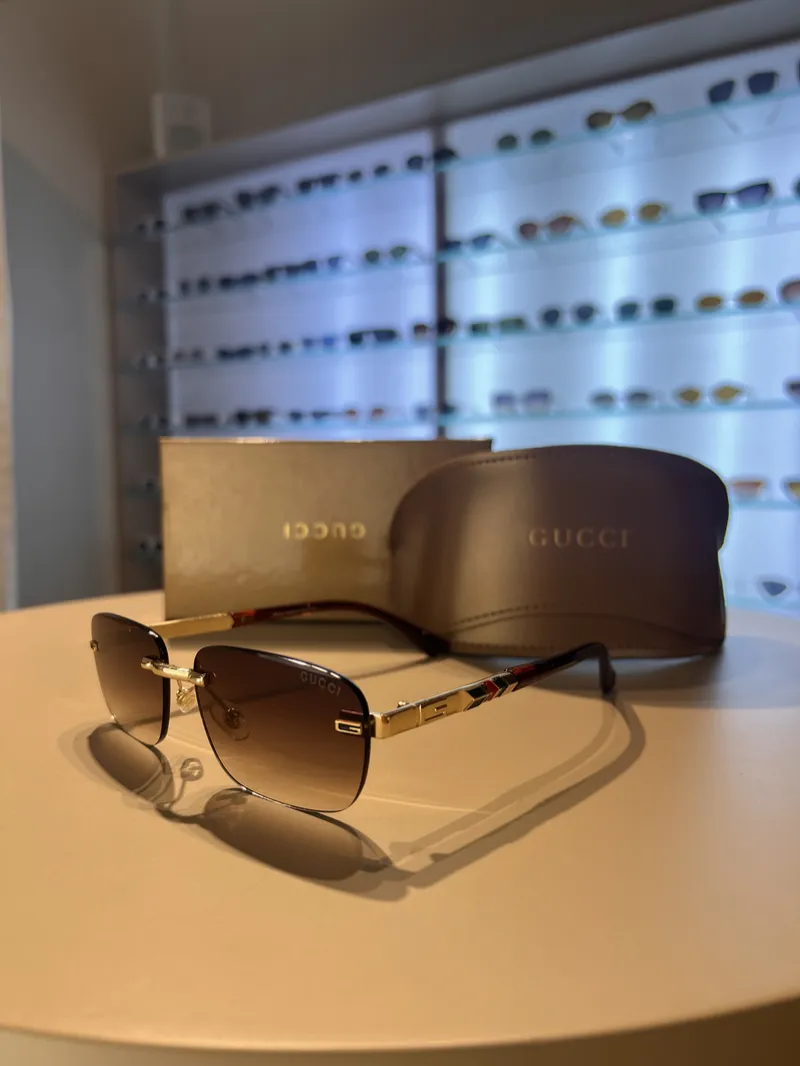 Gucci Rimless Brown Gradient