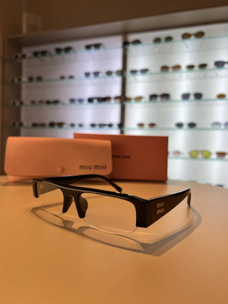 Miu Miu Clear Sunglasses