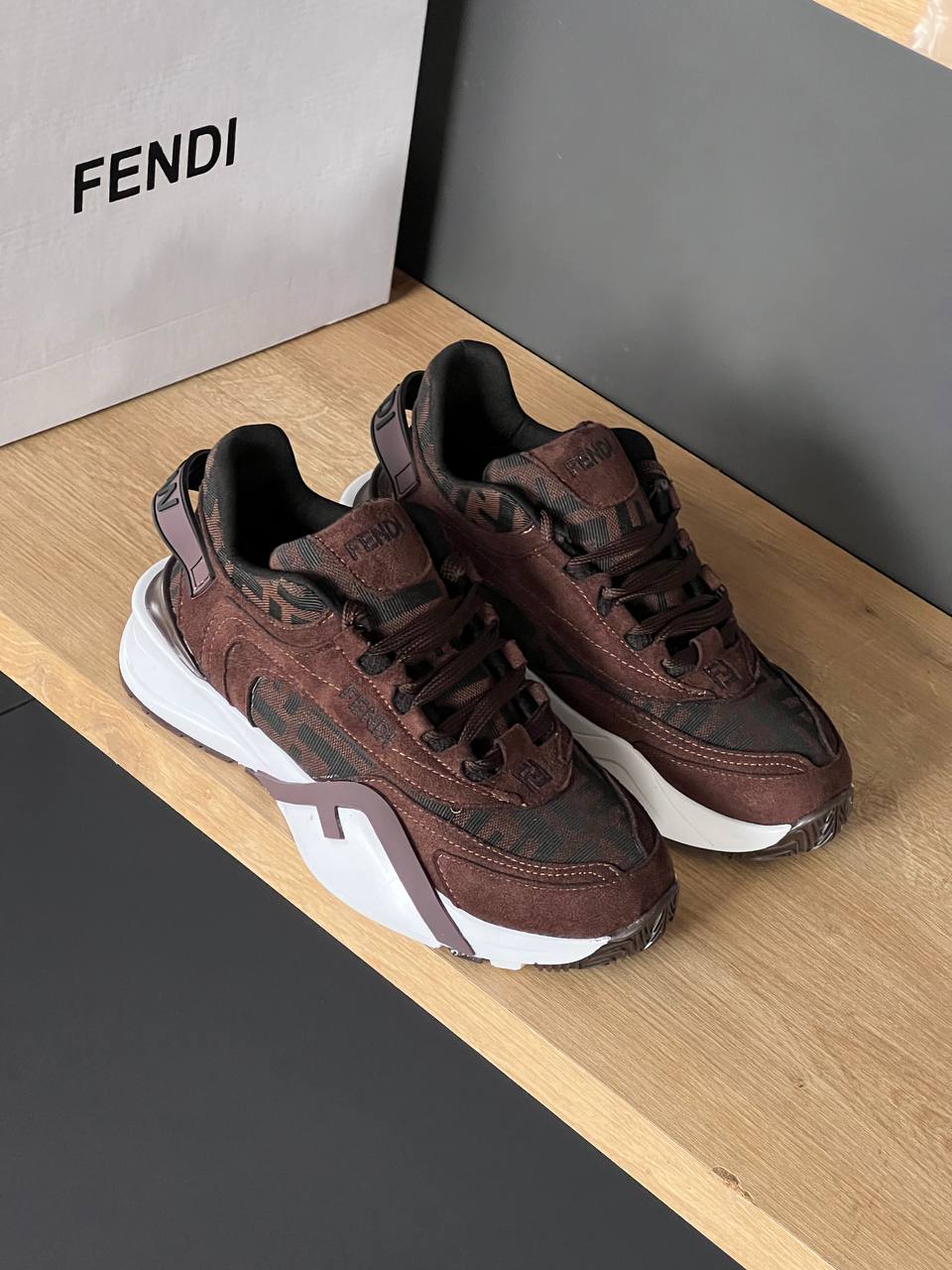 Fendi Flow Brown Sneakers