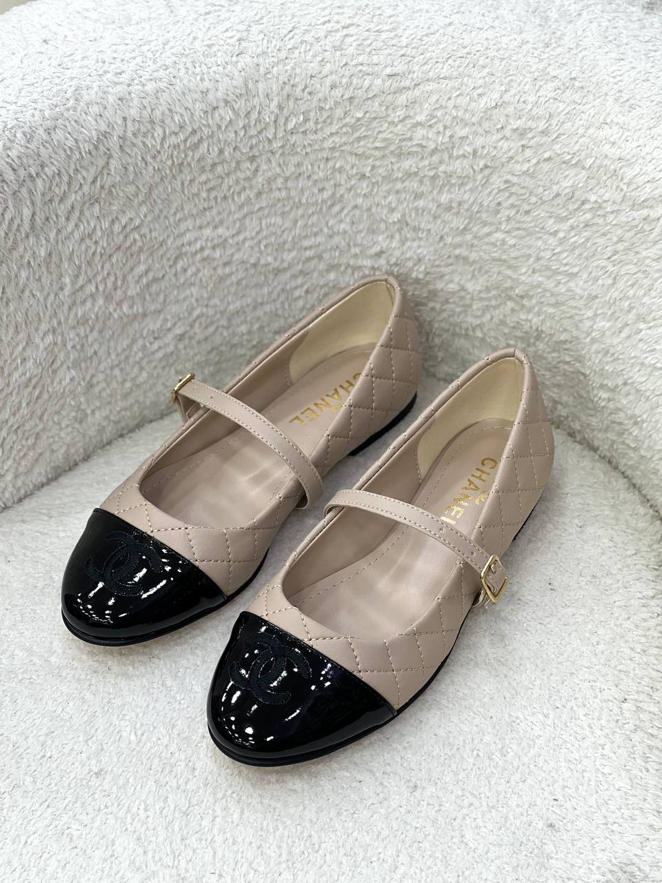 Chanel Mary Jane Flats