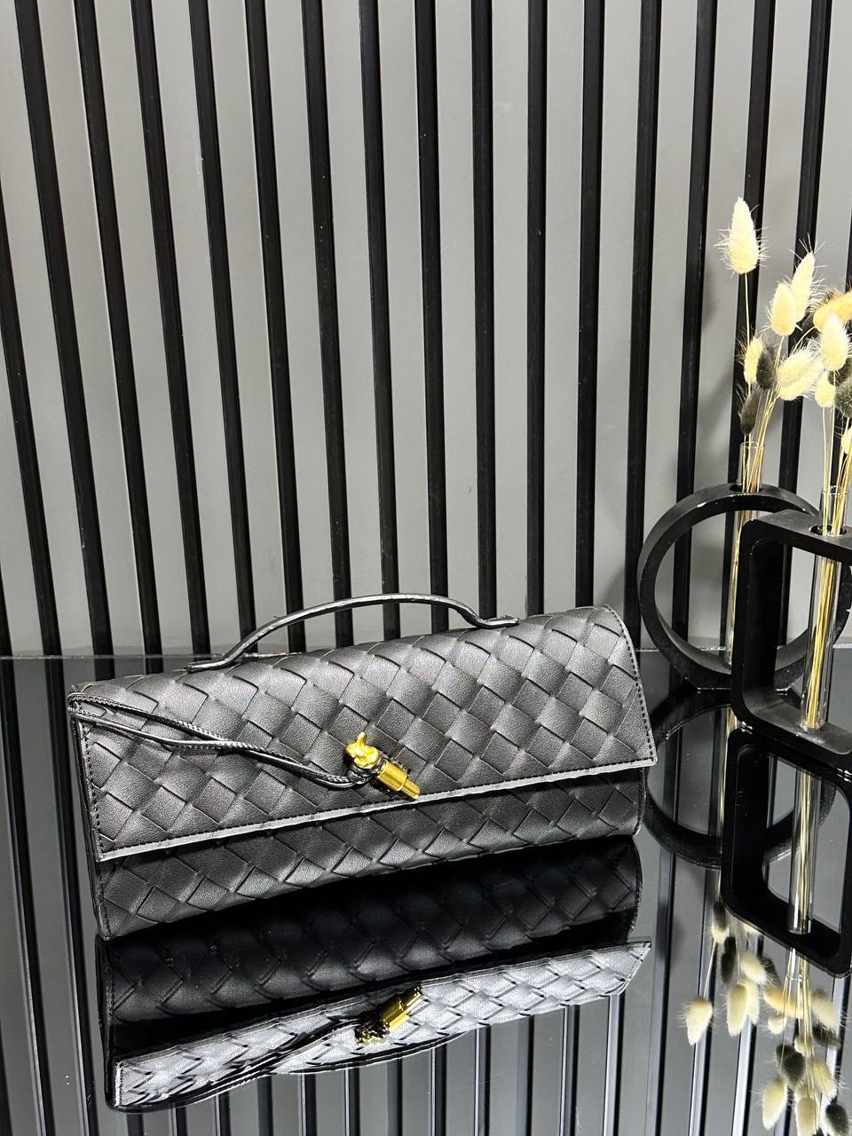 Bottega Veneta Andiamo Clutch Bag 