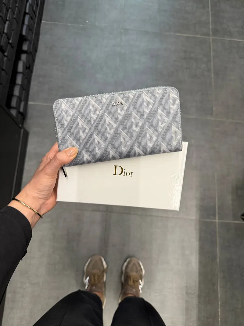 Dior Gray CD Wallet