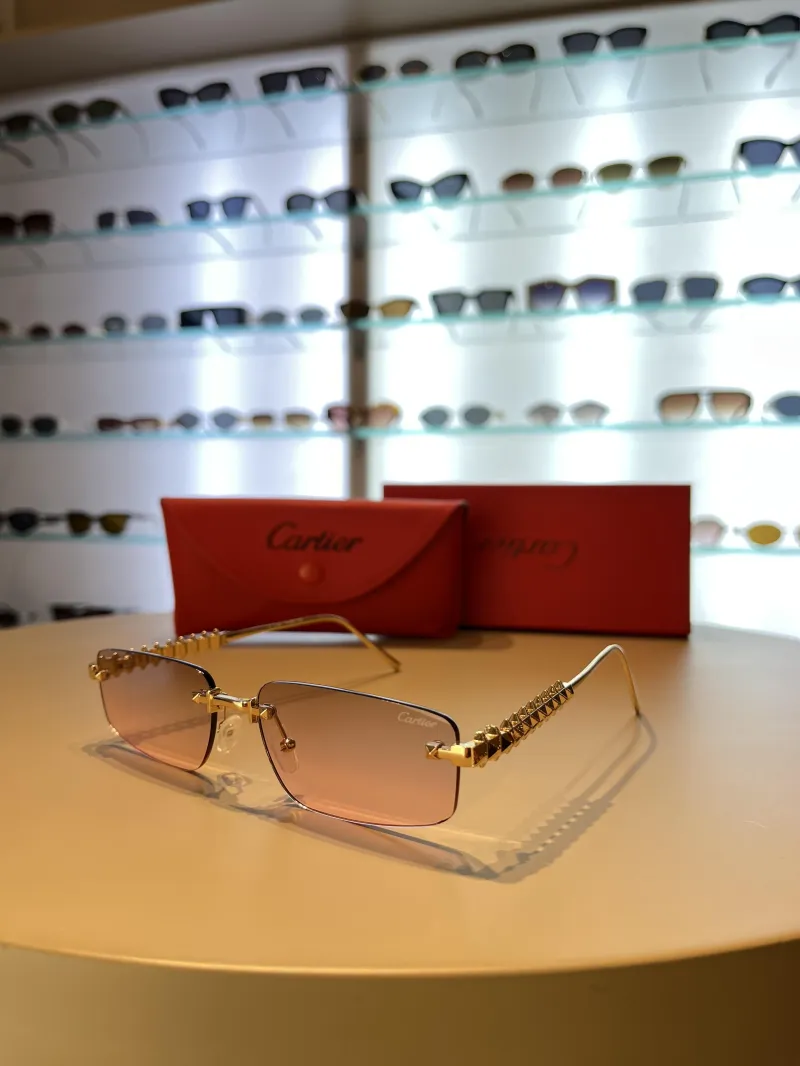 Cartier CT05S Rose Blush Rimless
