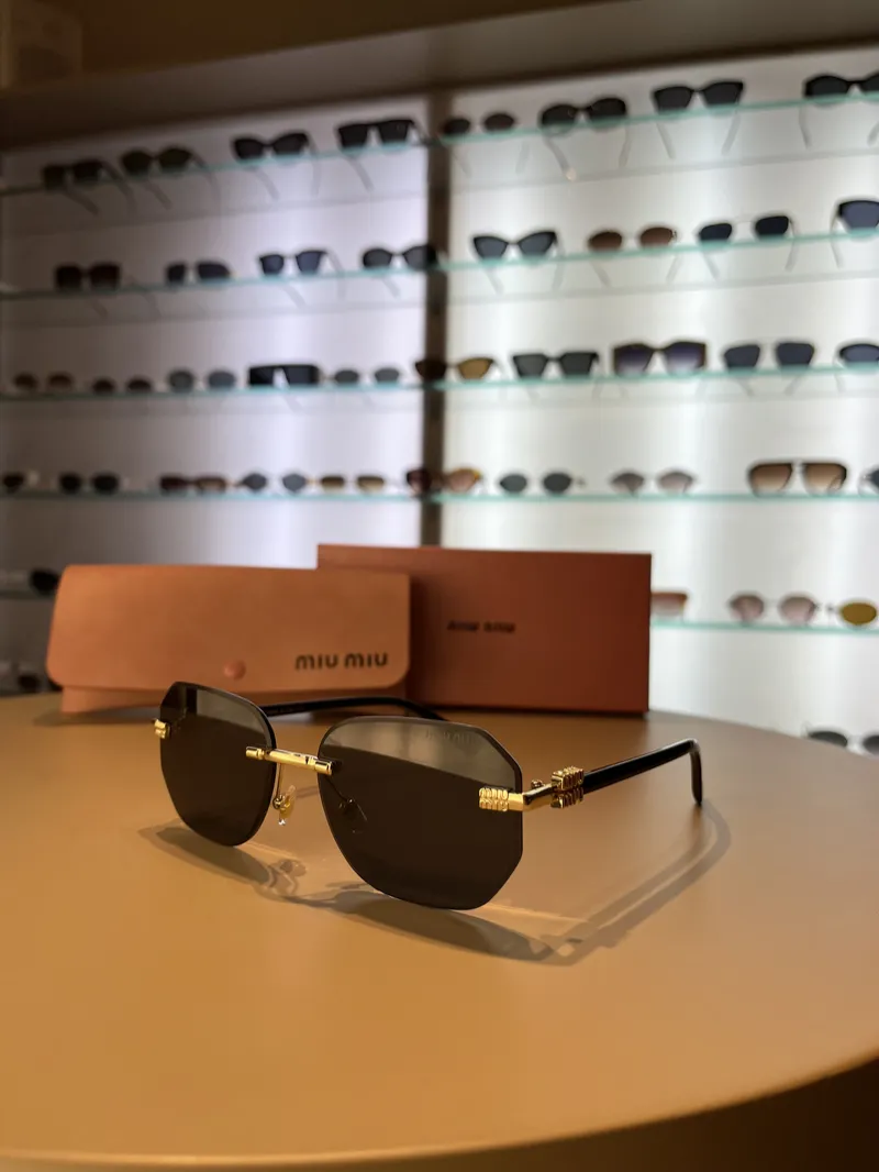 Miu Miu Rimless Black Gradient
