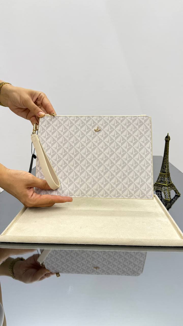 Beyman Club Monogram Clutch