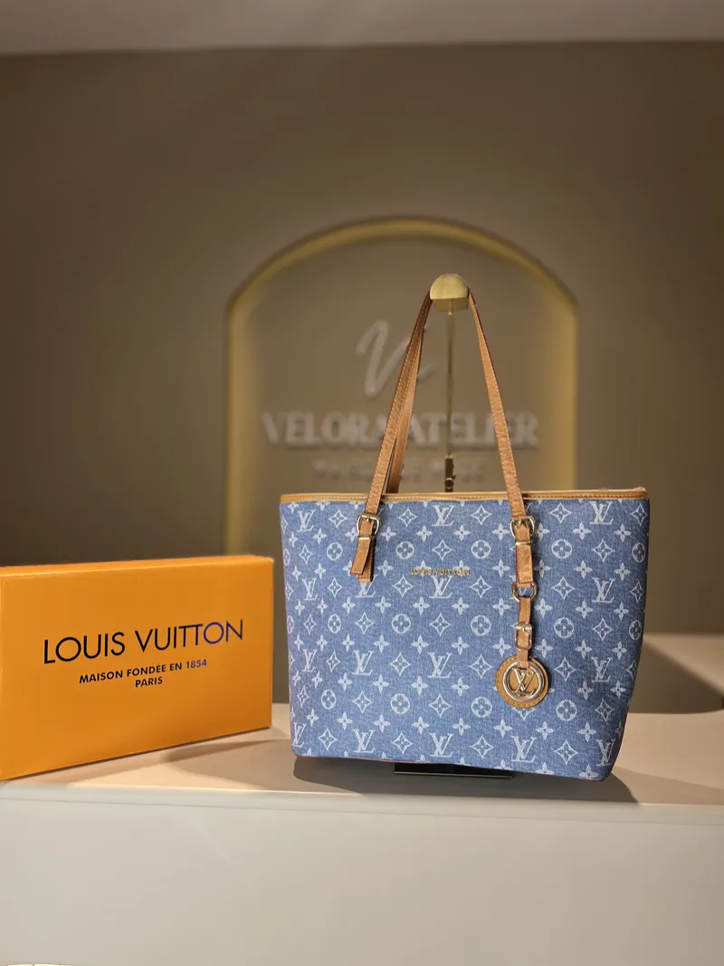 Louis Vuitton Denim Tote Bag