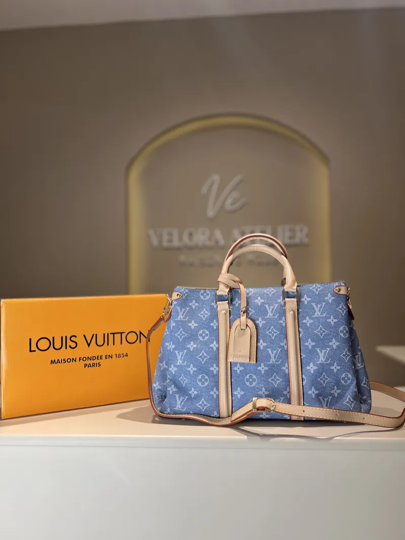 Louis Vuitton Carryall Denim Bag 