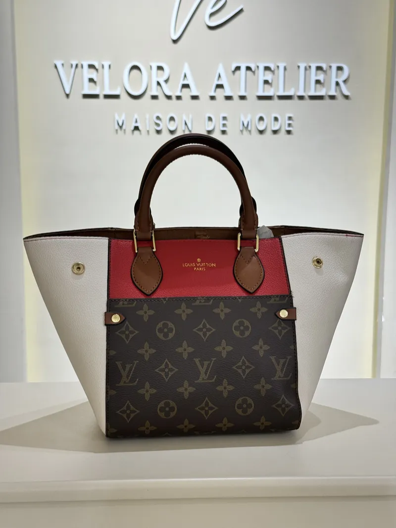 Louis Vuitton Calfskin Monogram Fold Tote PM 