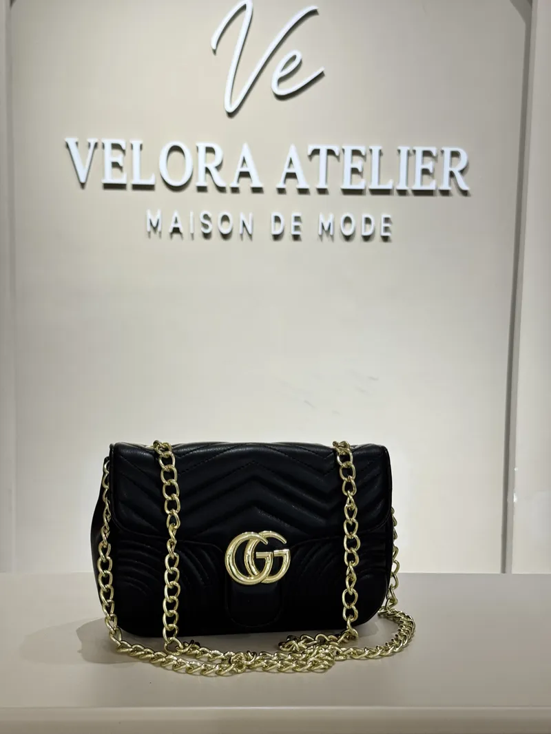 Gucci Marmont Shoulder Bag Black