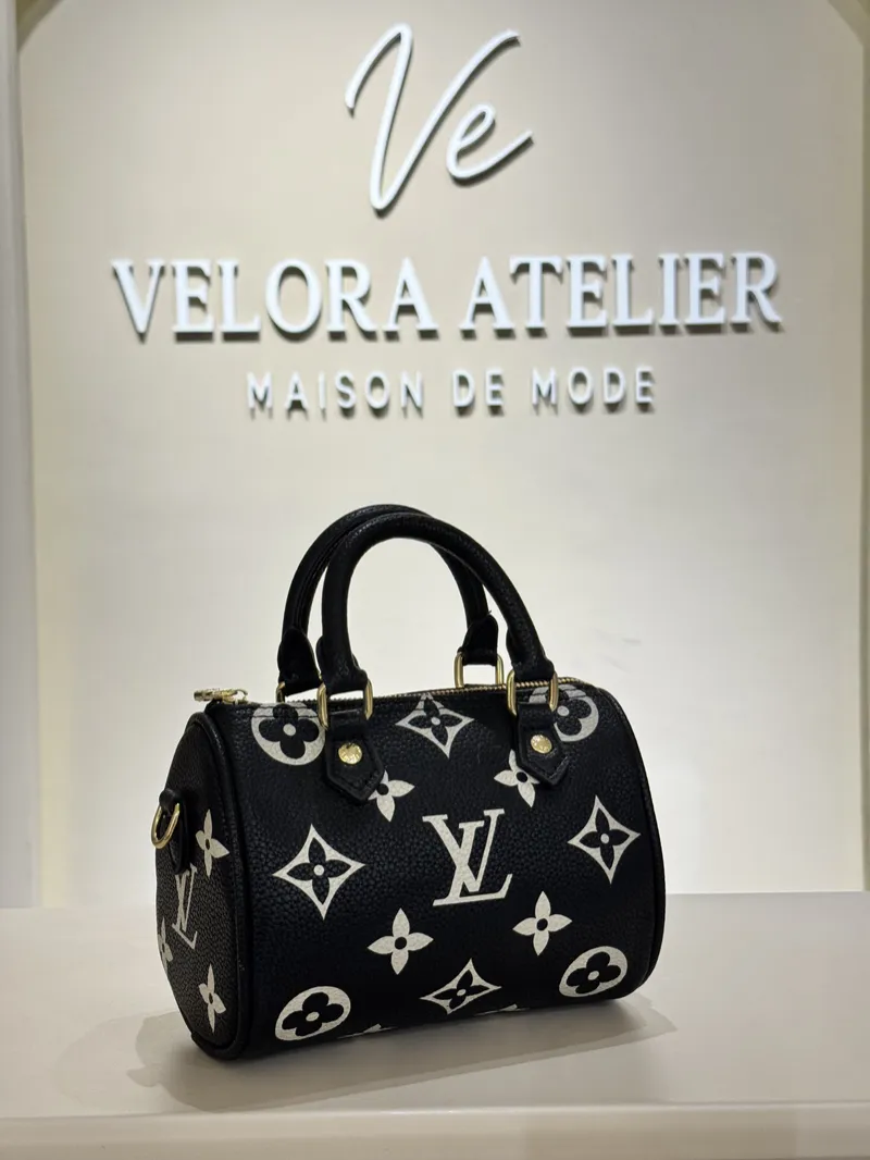 Louis Vuitton Nano Speedy Mini Black & White 