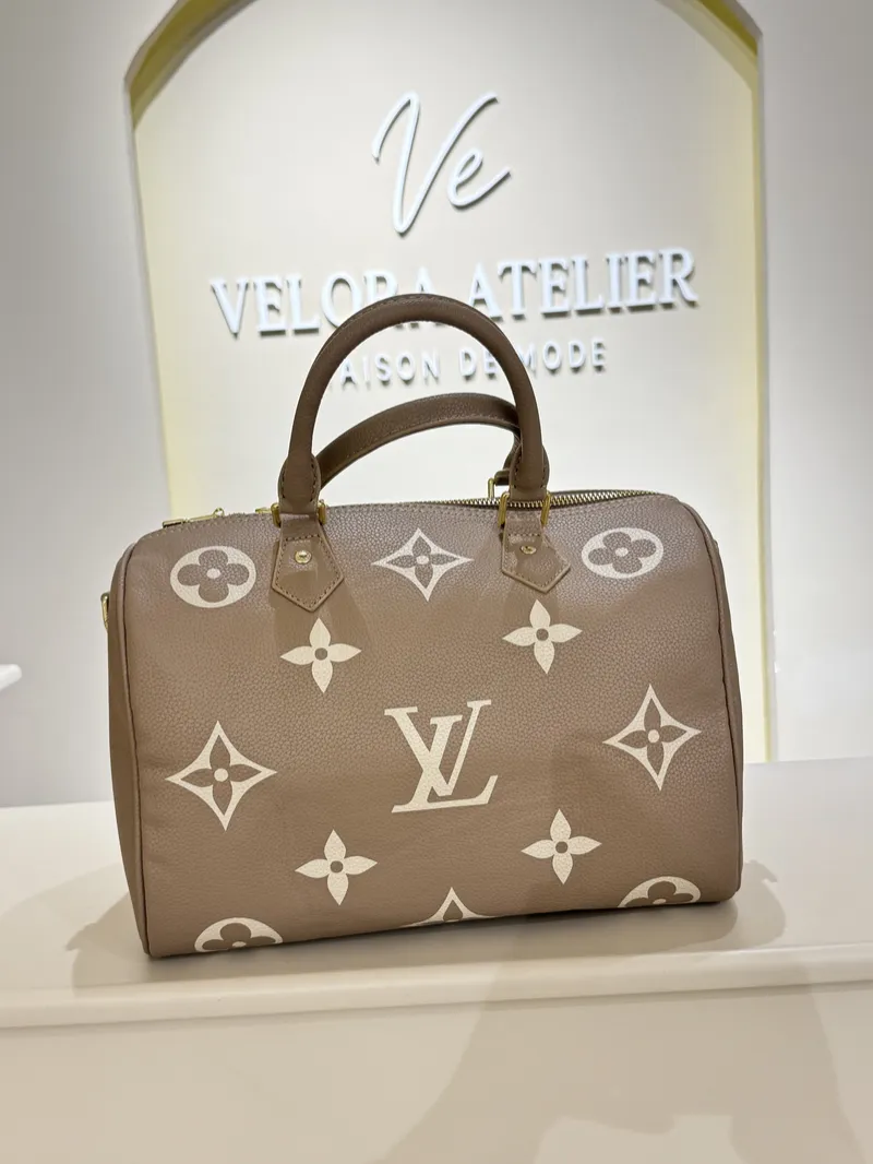 Louis Vuitton Speedy Soft 30 Lucky Super Master Beige & White