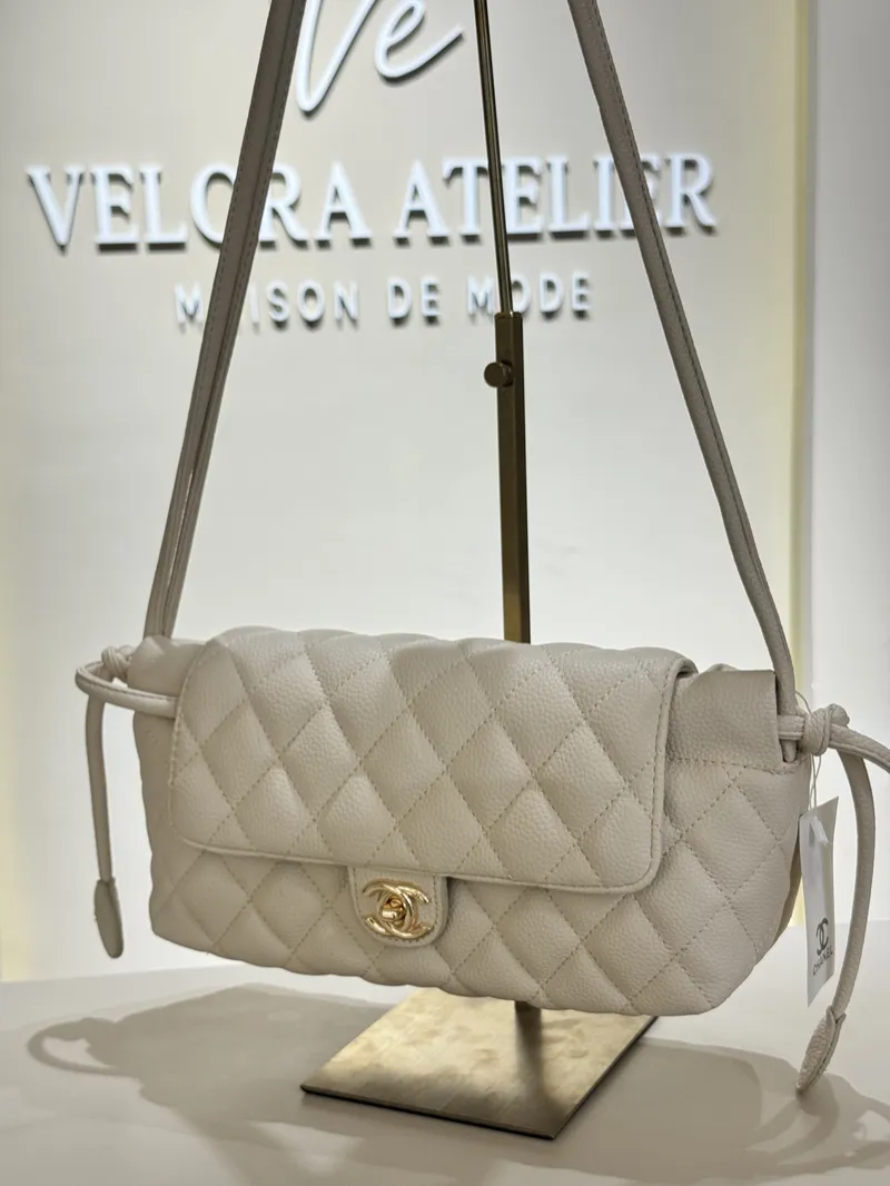 Chanel Lambskin Drawstring with Strap 