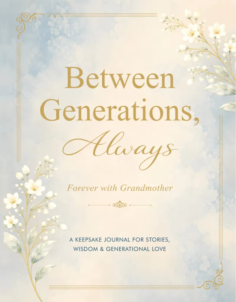 Between Generations, Always: Forever with Grandmother: A keepsake journal for stories, wisdom and generational love