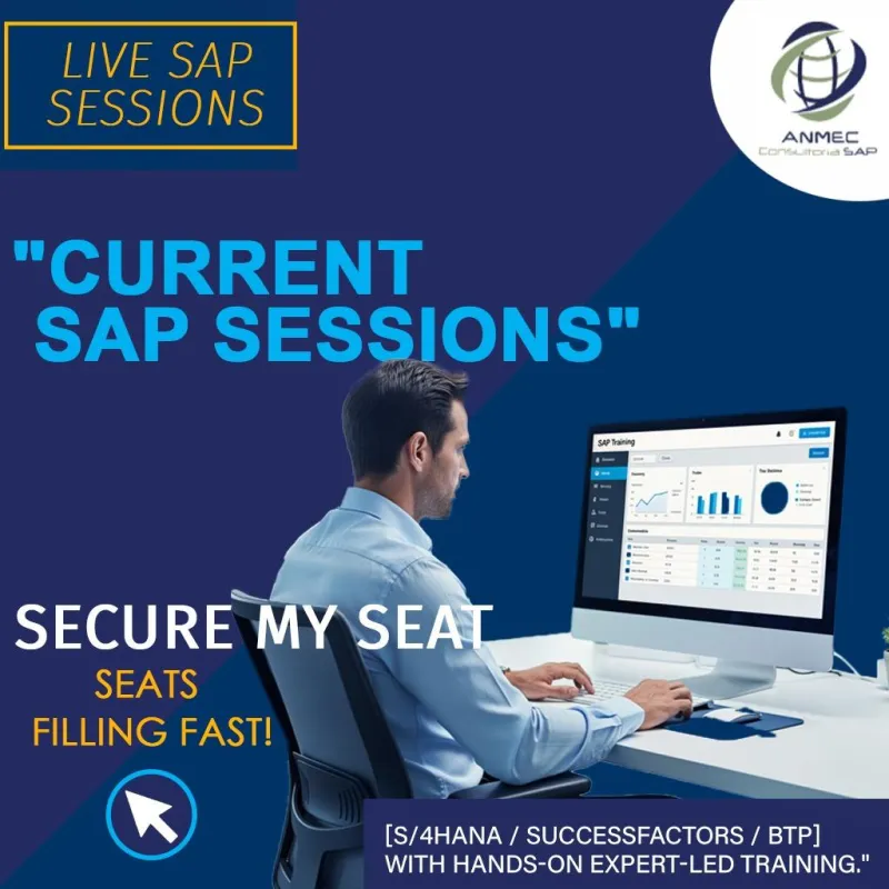Sesiones de SAP actuales