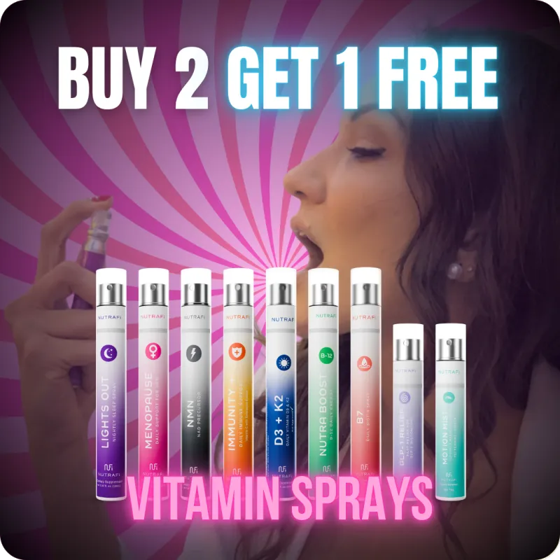Vitamin Sprays | Buy 2 Get 1 Free