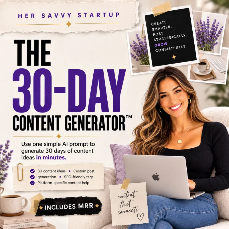 The 30-Day Content Generator