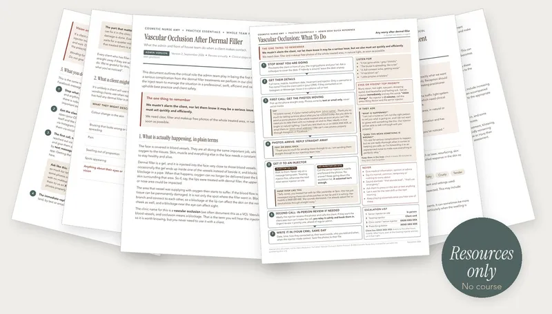 Adverse Event Protocols for your Admin Team (Resources Only)