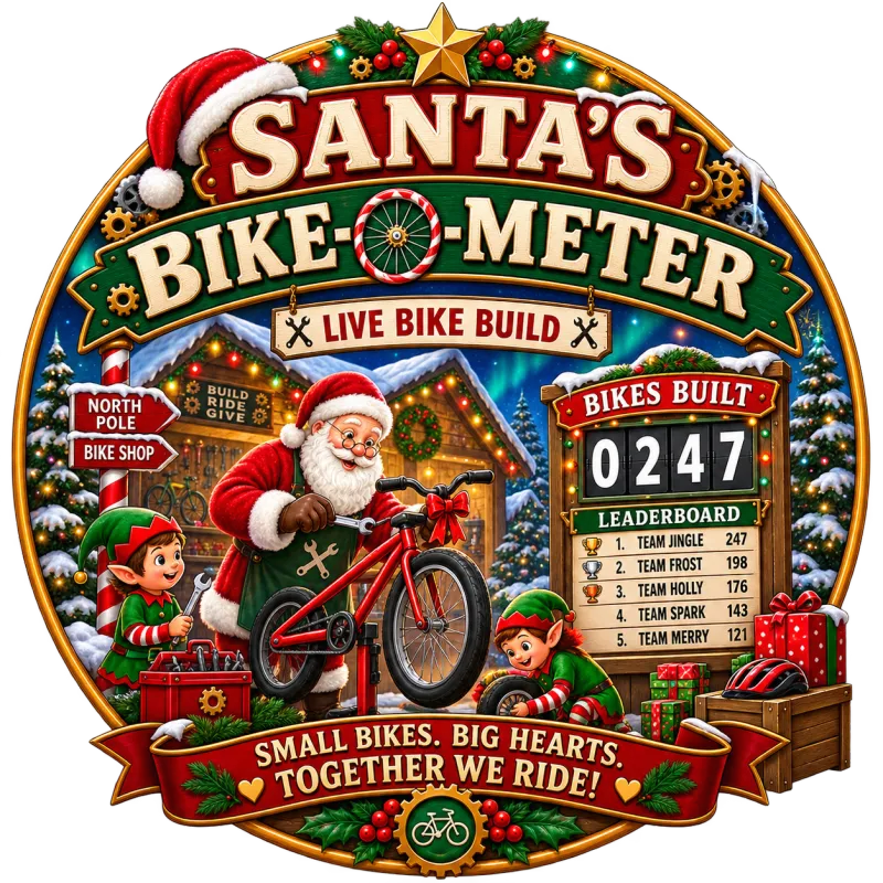 Santa's Bike-o-Meter