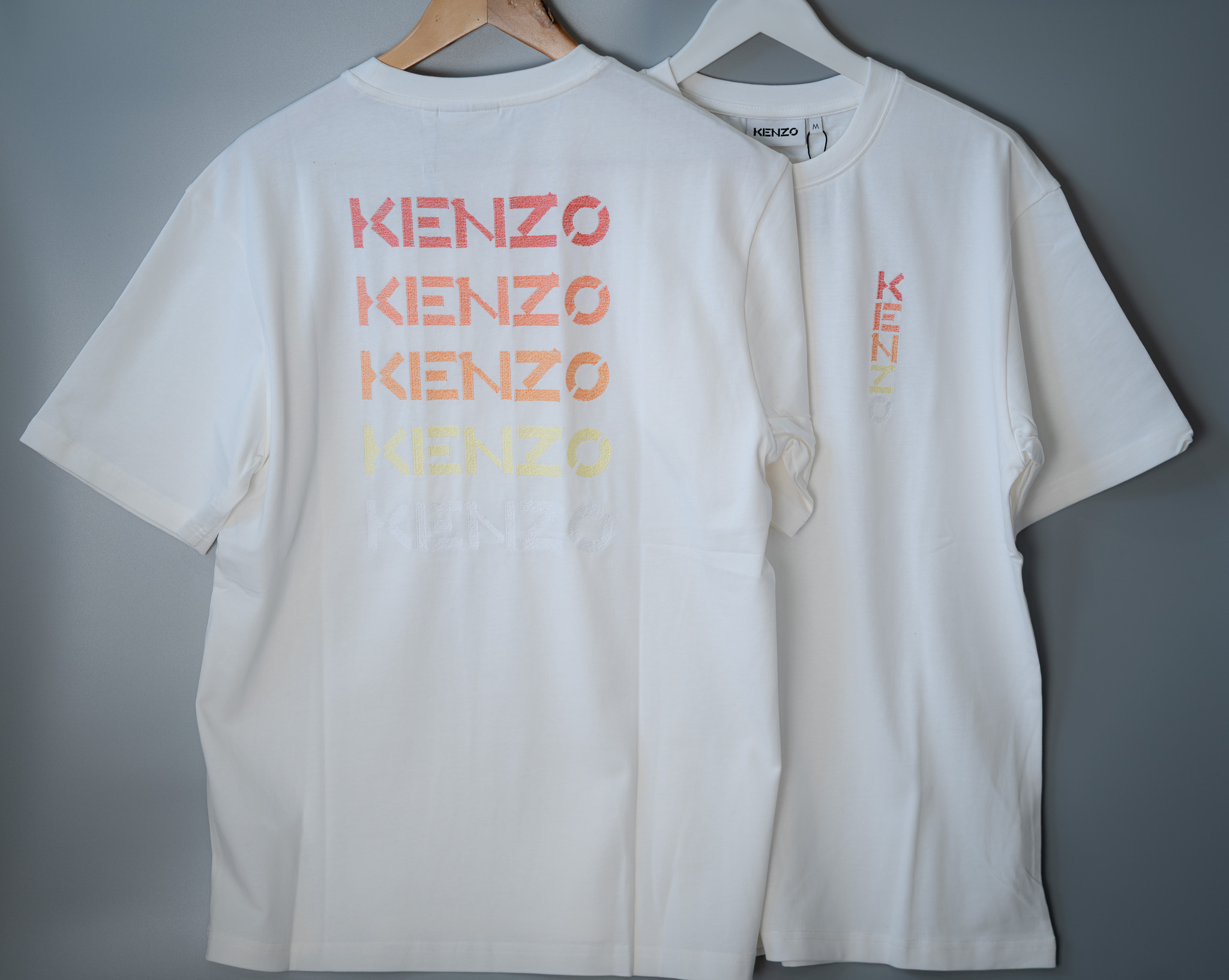 Vertical Logo Print Tee