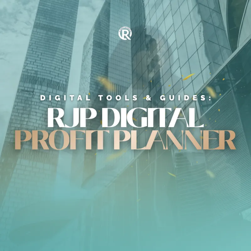 RJP Digital Profit Planner