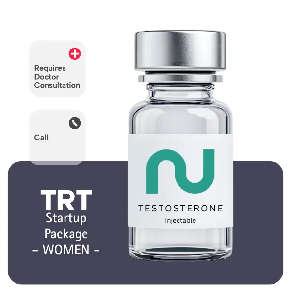 TRT CALI Women's Startup Package (Consult, Labs, Cypionate 200mg/mL 10mL)