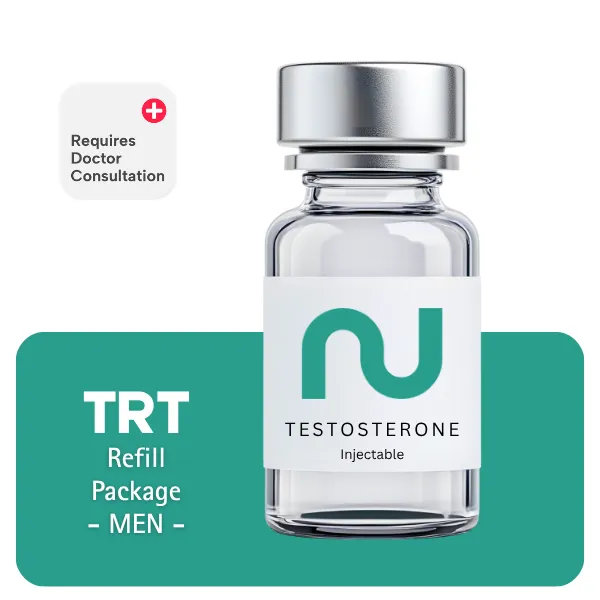 TRT Men's Refill Only Package 60 days (Cypionate 200mg/mL 10mL + Anastrozole 24×1mg)