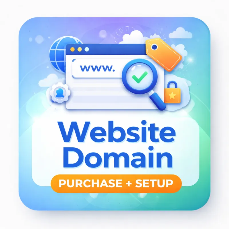 Website Domain Purchase + Setup