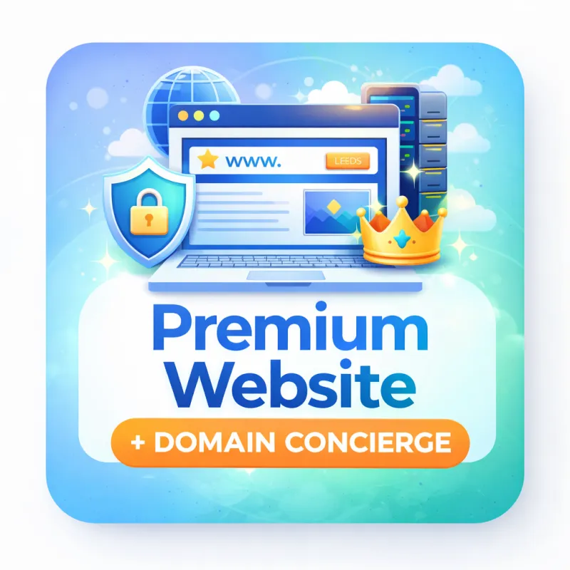 Premium Website + Domain Concierge