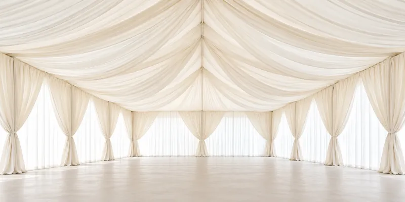 20x40 Tent Draping