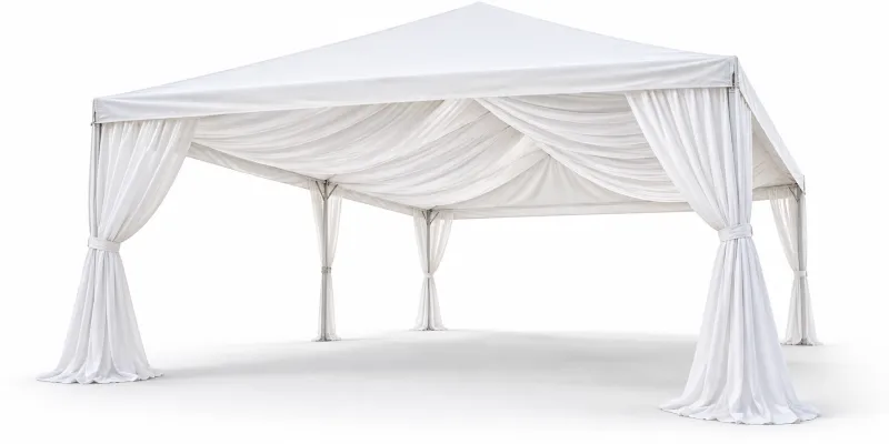 Draping for a 10x20 Tent
