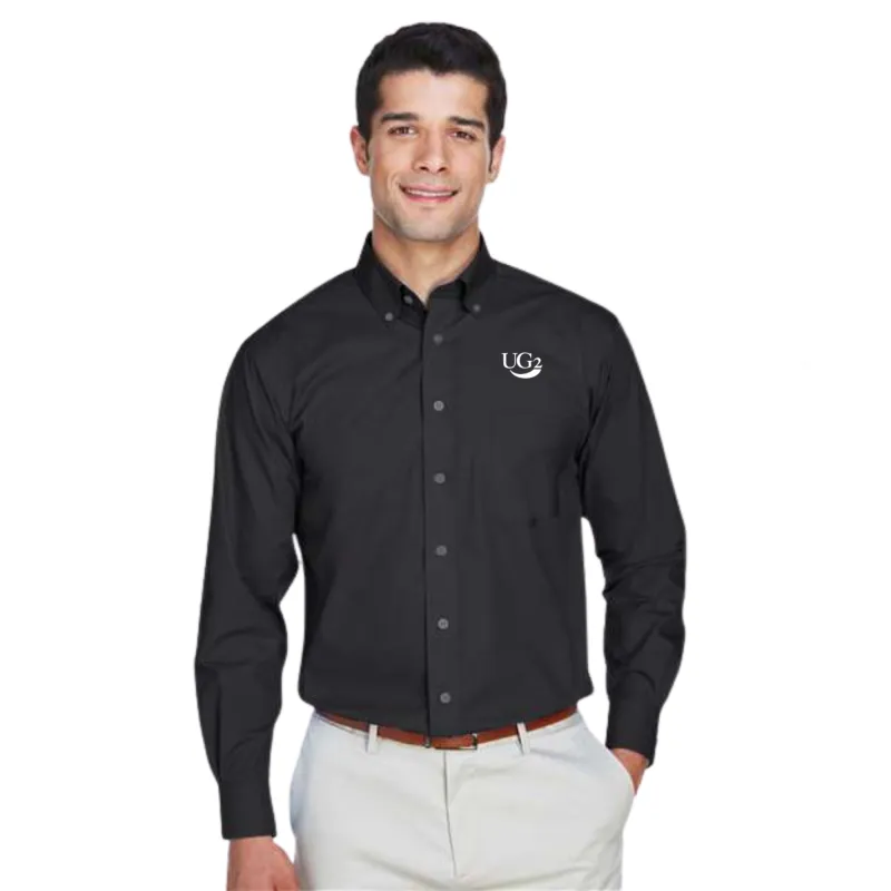 D620 Men's Crown Collection® Broadcloth Woven Dress Shirt - D620