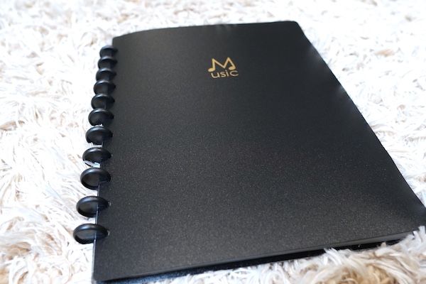 Sheet Music Folder – Ring Binder, 20 Pages / 40 Sides