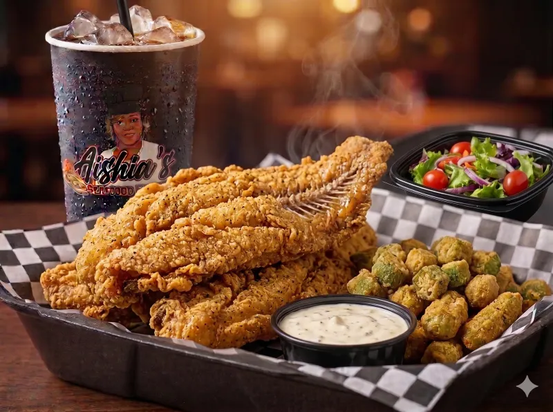 2 Piece Crispy Catfish Platter