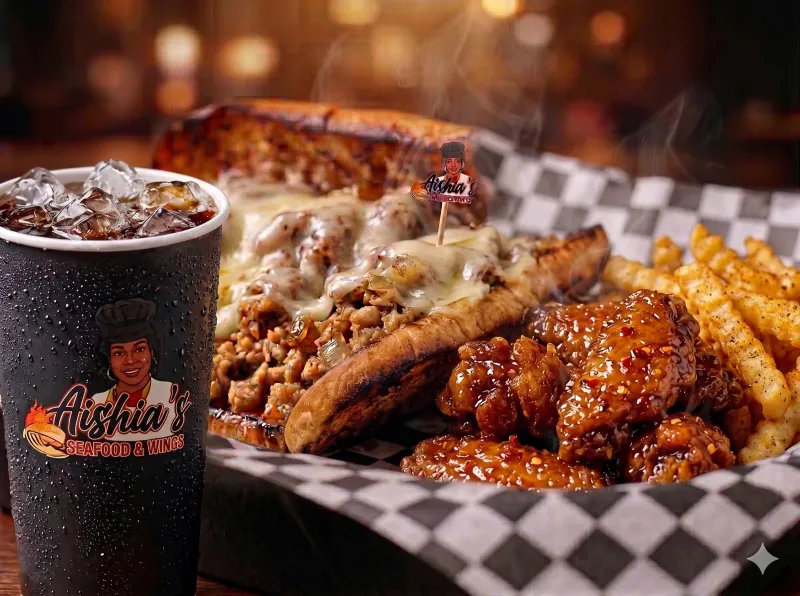 Philly & 6 Piece Wing Combo