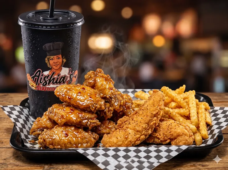 6 Piece Wing & 2 Piece Tender Combo