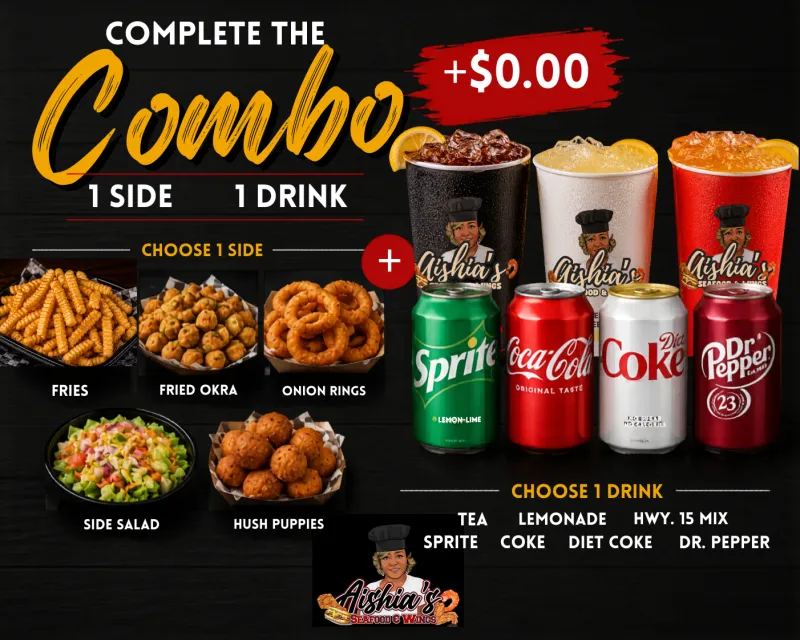 Combo Add On (Side and Drink)