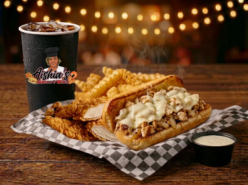 Chicken Philly & 2 Piece Tender Combo
