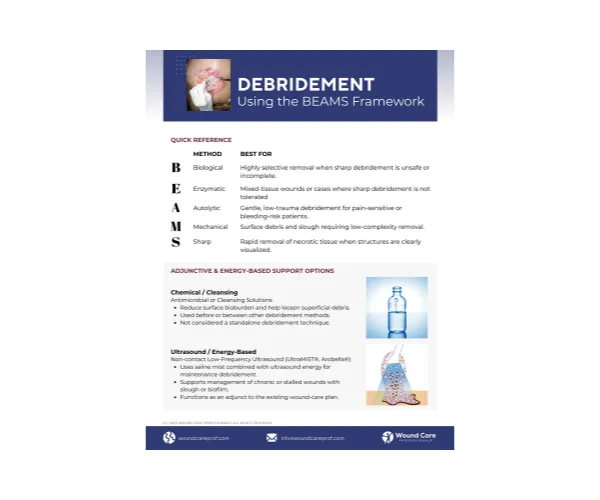 Guide: Debridement Using BEAMS Framework