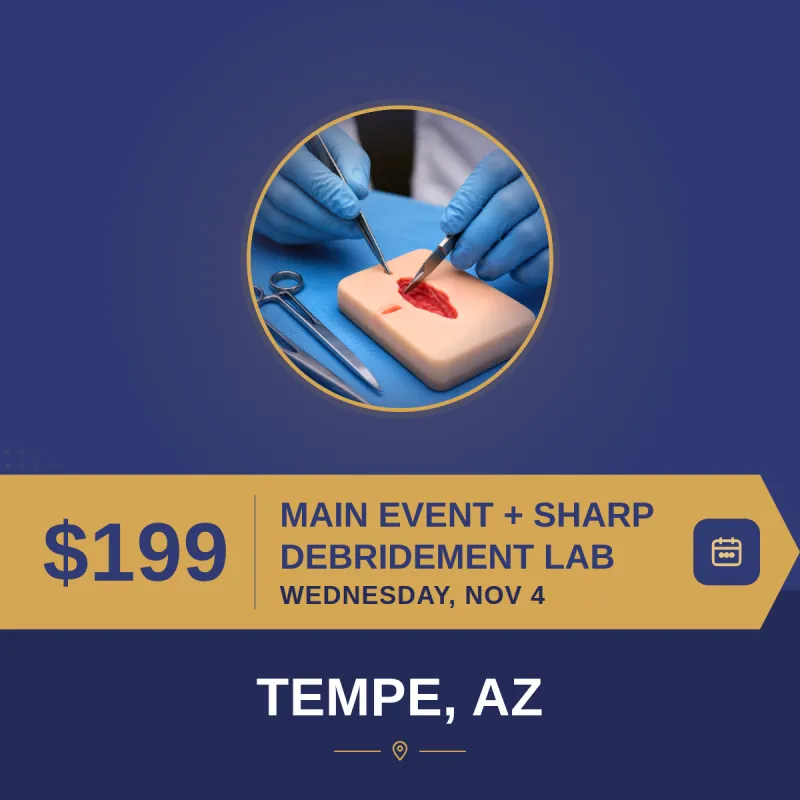 11/4/26 Sharp Debridement Certificate (2hr Add-On $199)