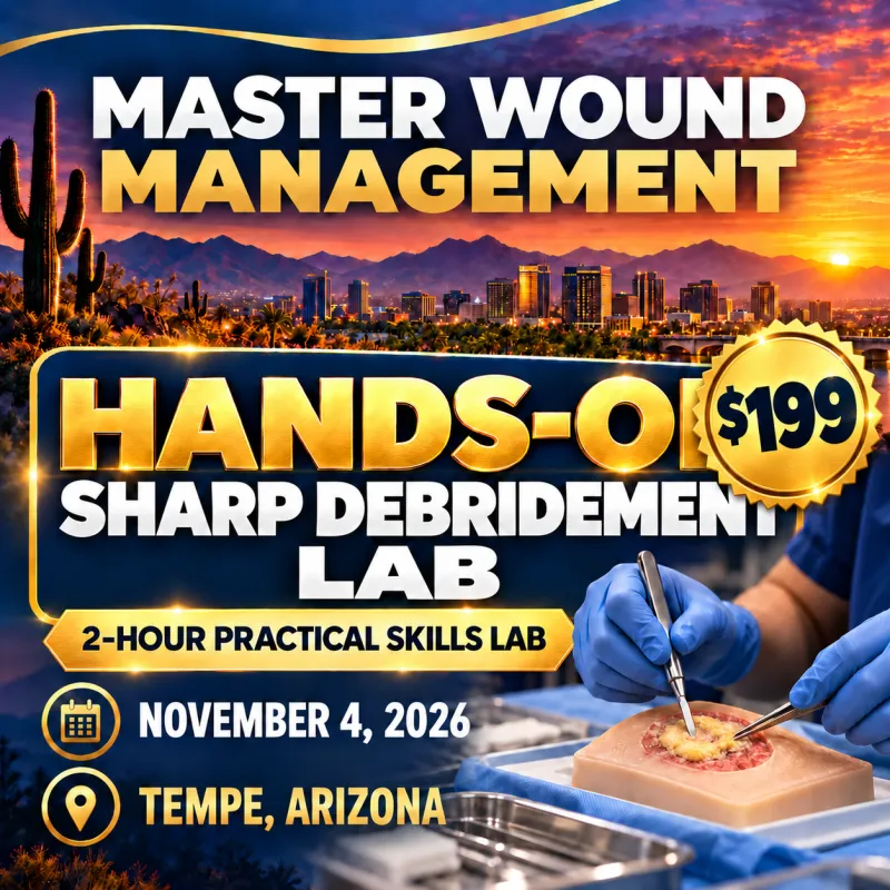 11/4/26 Sharp Debridement Certificate (2hr Add-On $199)